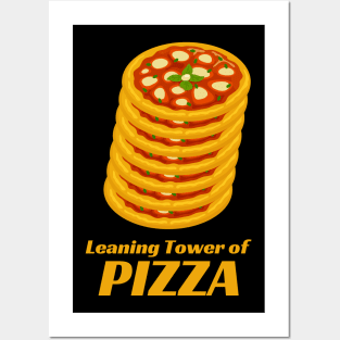 Leaning Tower of Pizza Posters and Art